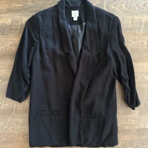 LC Lauren Conrad Classic Black Blazer